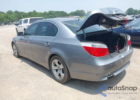 2007 BMW 525I из США, поврежденный, VIN WBANE53587CW68145